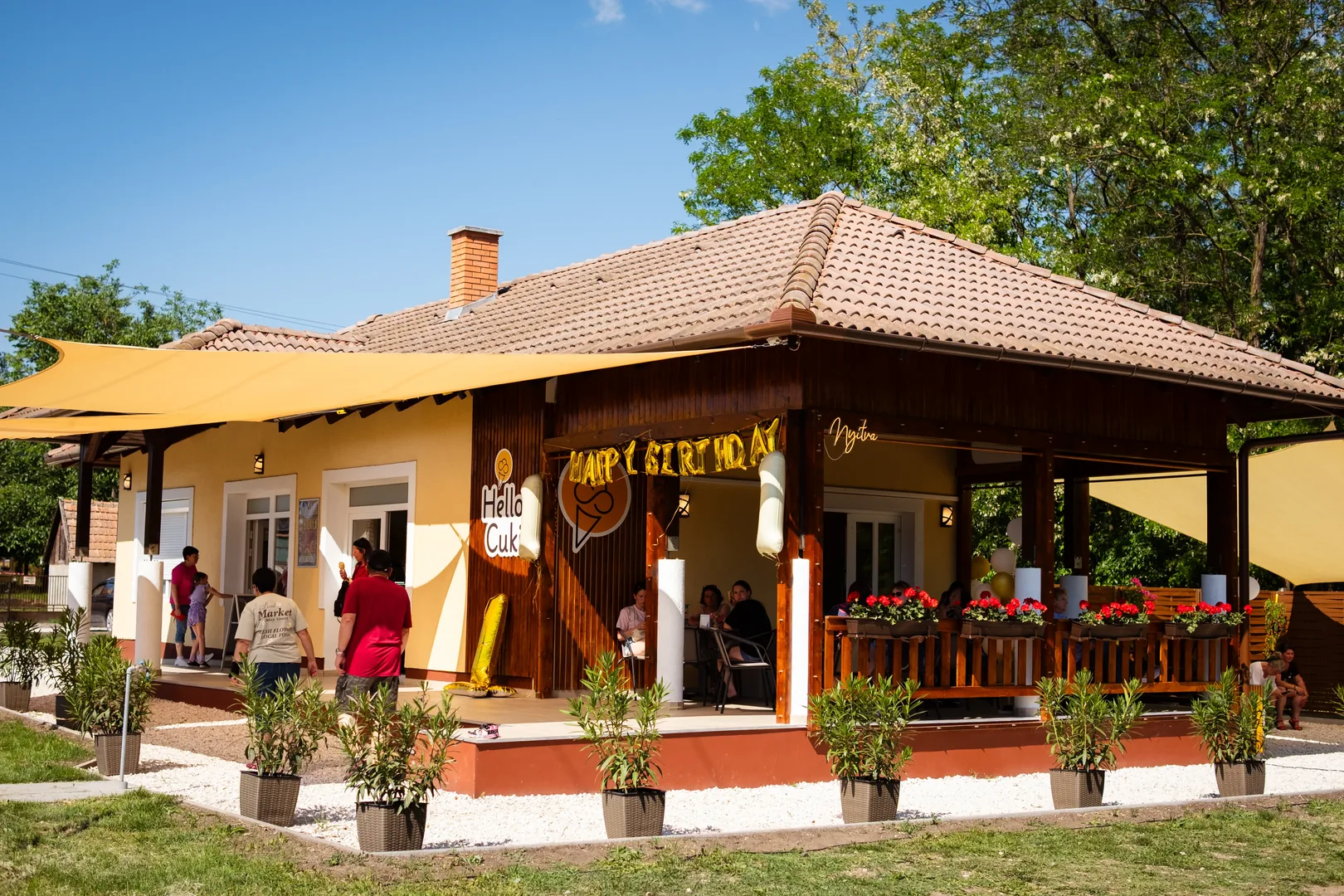 Szabadtéri rendezvény Kápolnán